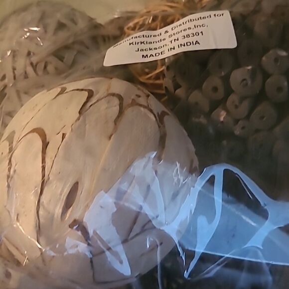 Natural Decorative Rattan Balls Set - Picture 8 of 10